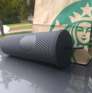 Limited edition Starbucks black studded tumbler